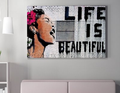 Barnes Decoratief canvas schilderij | 50% KATOEN / 50% POLYESTER | 50 x 70 cm