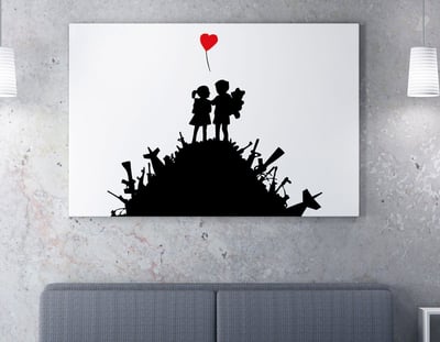 Barnes Decoratief canvas schilderij | 50% KATOEN / 50% POLYESTER | 70 x 100 cm