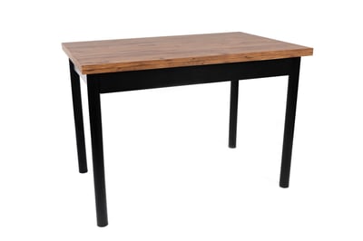 Uitschuifbare eettafel Woody Fashion | 110 x 70 x 75 cm | Walnut Black-design Uitschuifbare eettafel Woody Fashion | 110 x 70 x 75 cm | Walnut Black-design