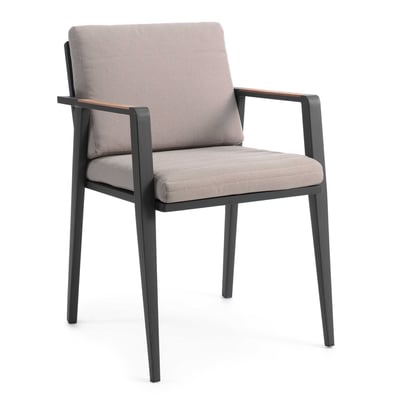 Tuinstoel Antilles | 56 x 57 x 86 cm | Antraciet