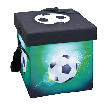 Opbergbox Voetbal - groen/zwart Opbergbox Voetbal - groen/zwart