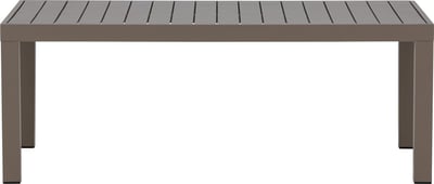 Salontafel Copacabana Venture Design - Aluminium - 70x120 cm - Bruin