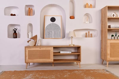 Jüt 140 TV-meubel | 100% MELAMINE | Eiken