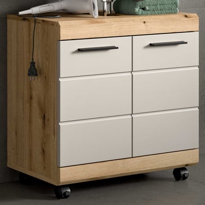 Badkamermeubel Scout Xonox - Evoak eiken & Cashmere - 60x56x34 cm