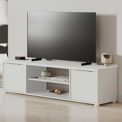 TV-meubel Access - 151x40x39cm - 2 deuren - wit
