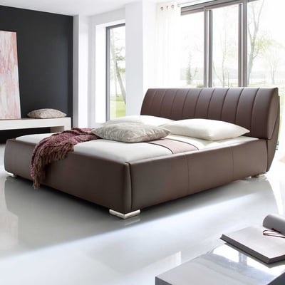Bed met opbergruimte Davos 200x200 kingsize - bruin Bed met opbergruimte Davos 200x200 kingsize - bruin