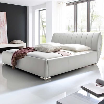 Bed met opbergruimte Davos 180x200 - wit