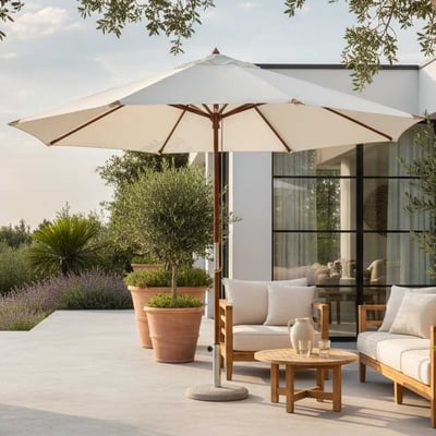 Parasol Joplin ø 300 cm - ecru