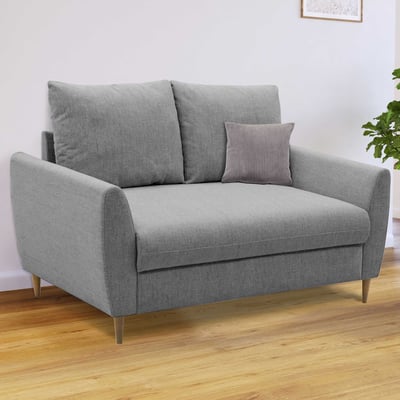 2-zitsbank Lino - 145x78x92cm - grijze stof