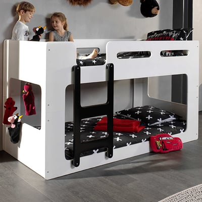 Stapelbed Luca laag - wit