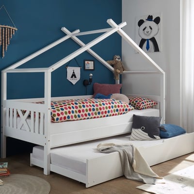 Bedhuisje Leona 90x200 - wit Bedhuisje Leona 90x200 - wit