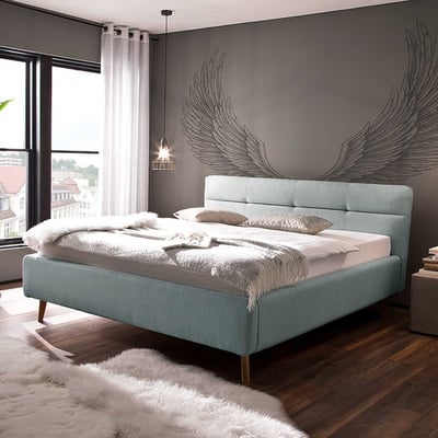 Kofferbed Lode 180x200 - blauw Kofferbed Lode 180x200 - blauw