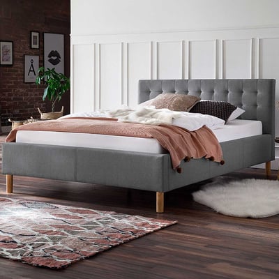 Bed Marilou 140x200 - grijs