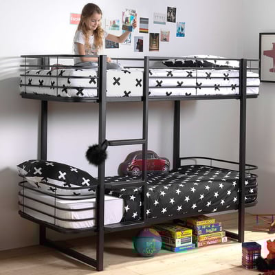 Stapelbed Oscar metaal - zwart Stapelbed Oscar metaal - zwart