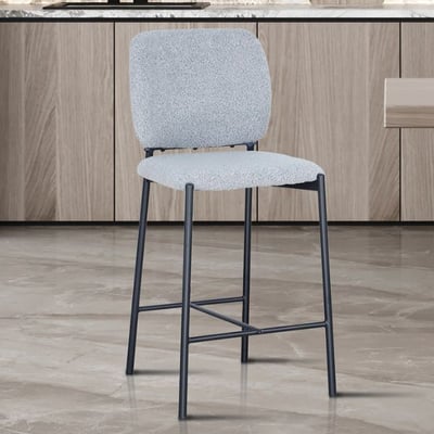 Barstoel Sophia | 45 x 56 x 99 cm | Grijs