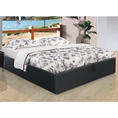 Kofferbed Minteh | 90 x 200 cm | Zwart