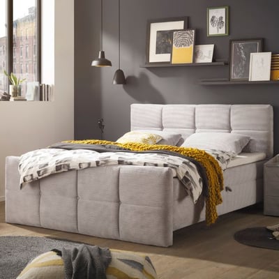 Kofferbed Tijuana | Inclusief matrastopper | 160 x 200 cm | Grijs Kofferbed Tijuana | Inclusief matrastopper | 160 x 200 cm | Grijs
