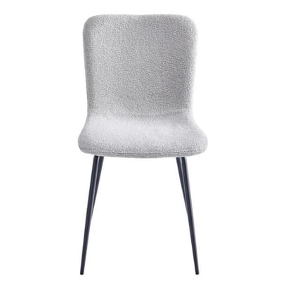 Stoel Teddy | 57 x 44 x 85 cm | Lichtgrijs