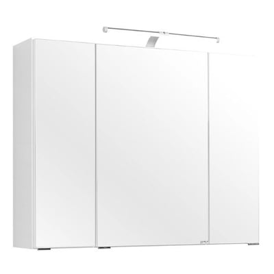 Spiegelkast Portofino | Inclusief verlichting | 80 x 20 x 64 cm | Wit Spiegelkast Portofino | Inclusief verlichting | 80 x 20 x 64 cm | Wit