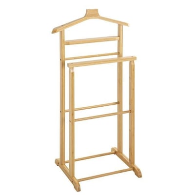 Kledingrek met broekenhanger | Bamboe-design