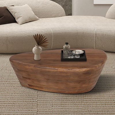 Salontafel Evariste | 107 x 78 x 30 cm | Massief mangohout Salontafel Evariste | 107 x 78 x 30 cm | Massief mangohout
