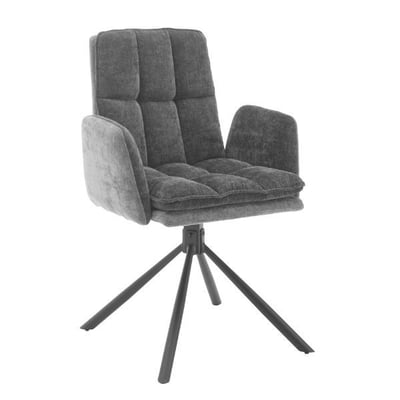 Gestoffeerde stoel Livia | 67 x 60 x 90 cm | Grijs