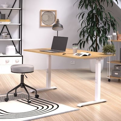 Zit-stabureau Hermoso | 120 x 80 x 91 cm | Handmatig verstelbaar | Navarra Oak-design