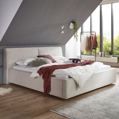 Kofferbed Mitoma | 180 x 200 cm | Beigekleurig design Kofferbed Mitoma | 180 x 200 cm | Beigekleurig design