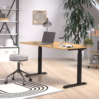 Zit-stabureau Hermoso | 140 x 80 x 91 cm | Handmatig verstelbaar | Navarra Oak-design