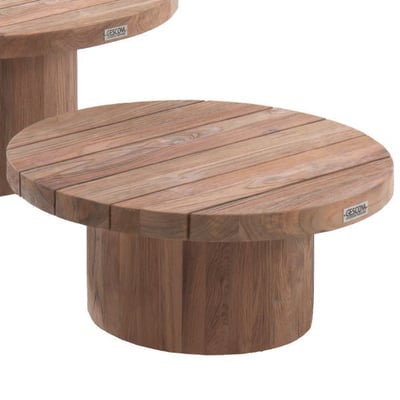 Salontafel tuin Noah | Ø60 x 25 cm | Teakhout