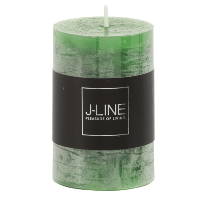 Cilinderkaars lichtgroen s18u