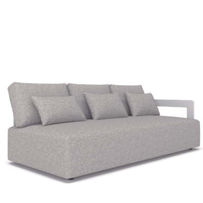 Driezitbank tuin Raphael | 208 x 100 x 58 cm | Lichtgrijs Driezitbank tuin Raphael | 208 x 100 x 58 cm | Lichtgrijs