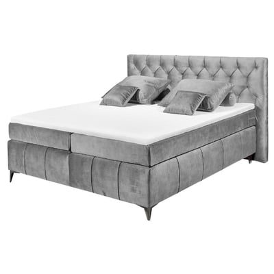 Boxspring Pemberley 160x200cm - grijs Boxspring Pemberley 160x200cm - grijs