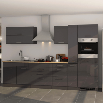 Keukenset Mailand | Toestellen niet inbegrepen | Sonoma Grey Oak 