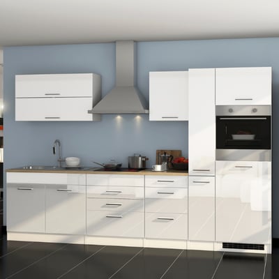 Keukenset Mailand | Toestellen niet inbegrepen | High Glossy White Keukenset Mailand | Toestellen niet inbegrepen | High Glossy White