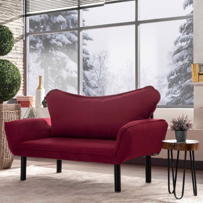 | Comfortabel en stijlvol ontwerp | Metalen frame | Maroon | Comfortabel en stijlvol ontwerp | Metalen frame | Maroon