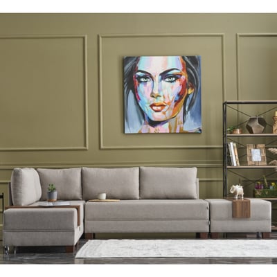 Hoekzetel Balcab Home | 210 x 280 x 70 cm | Lichtbeige Hoekzetel Balcab Home | 210 x 280 x 70 cm | Lichtbeige