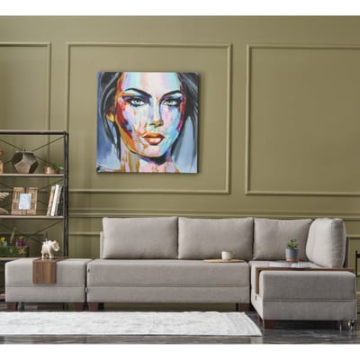 Hoekzetel Balcab Home | 210 x 280 x 70 cm | Lichtbeige Hoekzetel Balcab Home | 210 x 280 x 70 cm | Lichtbeige