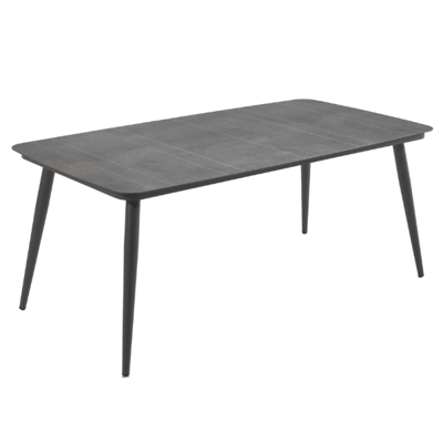 Tuintafel Basile 100x200cm HPL - antraciet