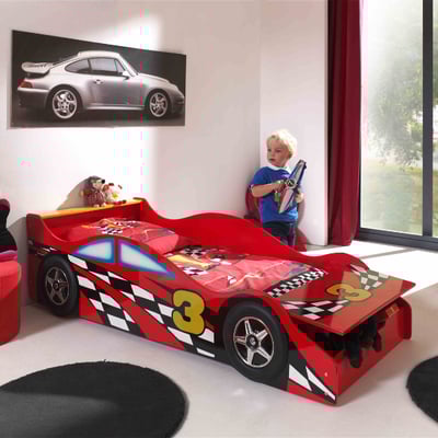 Peuterbed Auto 70x140cm met opbergvak Peuterbed Auto 70x140cm met opbergvak