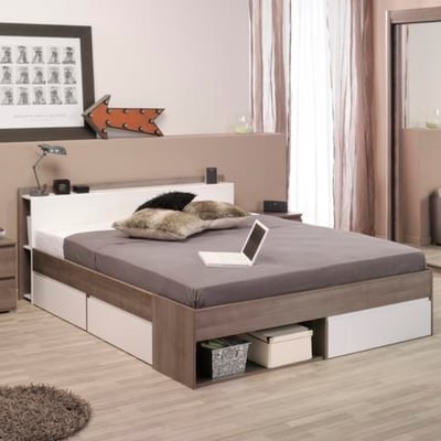 Bed Most 160x200cm met opbergruimte - grijs Bed Most 160x200cm met opbergruimte - grijs