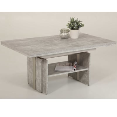 Salontafel Jeronne 110/177x68x53/69 cm-beton Salontafel Jeronne 110/177x68x53/69 cm-beton