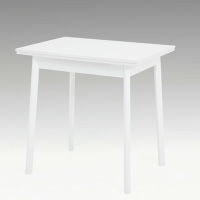 Eettafel Trina 75/112x55x74 cm-wit Eettafel Trina 75/112x55x74 cm-wit