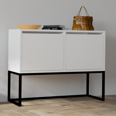 Moderne wit dressoir | 90 x 34 x 70 cm | Wit
