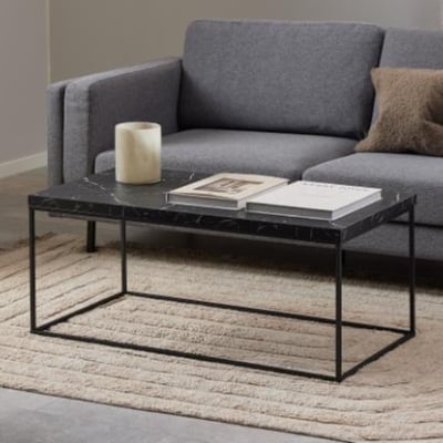 Salontafel Barossa 110x55x45cm - zwart marmer Salontafel Barossa 110x55x45cm - zwart marmer