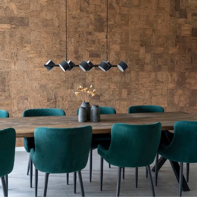 Eikenhouten eettafel naturel met gegolfde rand - 100x300x75 cm Eikenhouten eettafel naturel met gegolfde rand - 100x300x75 cm