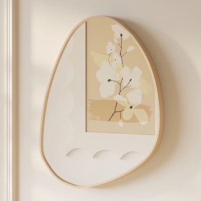 Organische spiegel Roza | 60 x 80 cm | Old Oak-design
