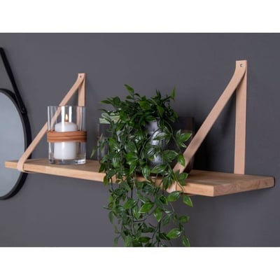 Wandplank Forno | 120 x 20 cm | Bruin