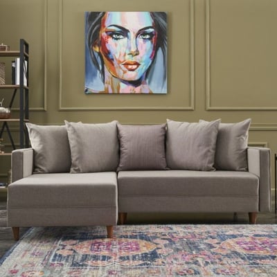 Hoekzetel Balcab Home | 215 x 150 x 80 cm | Cream-design Hoekzetel Balcab Home | 215 x 150 x 80 cm | Cream-design
