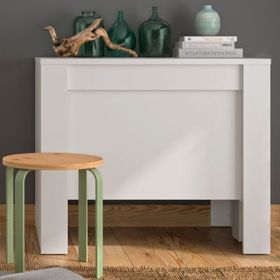 Uittrekbare console Di María | 58 x 90 x 77 cm | Wit